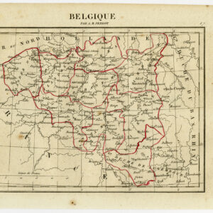 Antieke prent-BELGIË-KLEURIG-Perrot-Tardieu-c. 1800