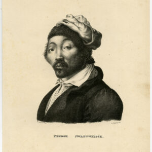 Antieke prent-FEODOR IWANOWITSCH-SCHILDER-PORTRET-Brodtmann Schinz-1845