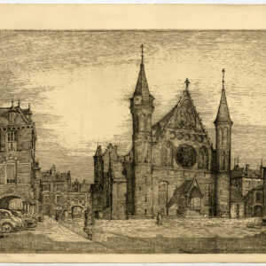 Antieke Prent-RIDDERZAAL-DEN HAAG-DEN HAAG-Beeke-c. 1950