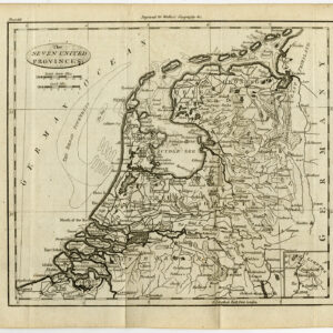Antieke prent-NEDERLAND-HOLLAND-7 VERENIGDE PROVINCIES-Walker-c. 1780