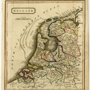Antieke prent-NEDERLAND-HOLLAND-7 VERENIGDE PROVINCIES-Milton-c. 1800