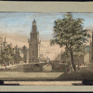 Antieke Optische Prent-AMSTERDAM-JAN ROODENPOORTSTOREN-LUTHERAN-Maillet-1770