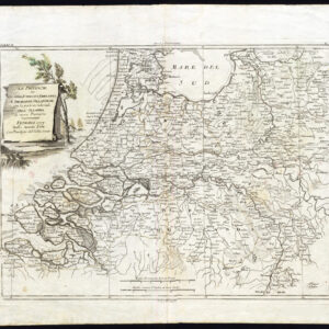 Antieke Kaart Nederland Holland Zeeland Utrecht Gelderland Brabant Zatta 1777