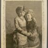 Fotogravure 1885 Meisjes mode