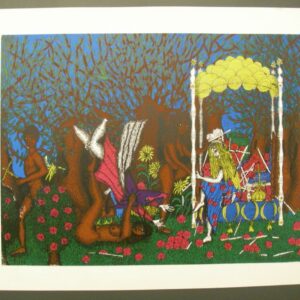 LK 06 03 01 Grafiek Trudie v.d. Ven "Confrontatie 3" 1979