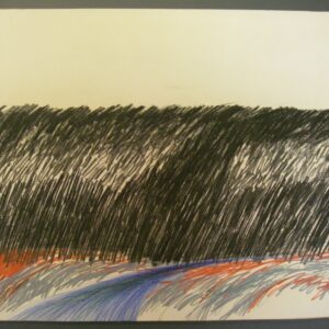 Landschap II Potlood / Krijt origineel kunst